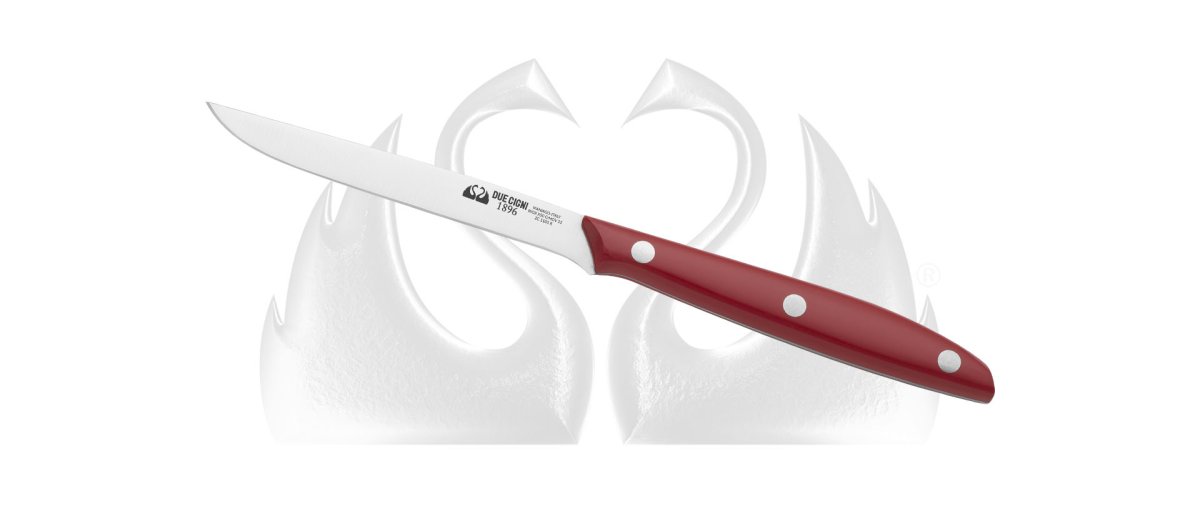 Due Cigni Ceppo Wenge PZ 5 + 6 PZ Bistecca Serie Slim Rossa - immagine 5