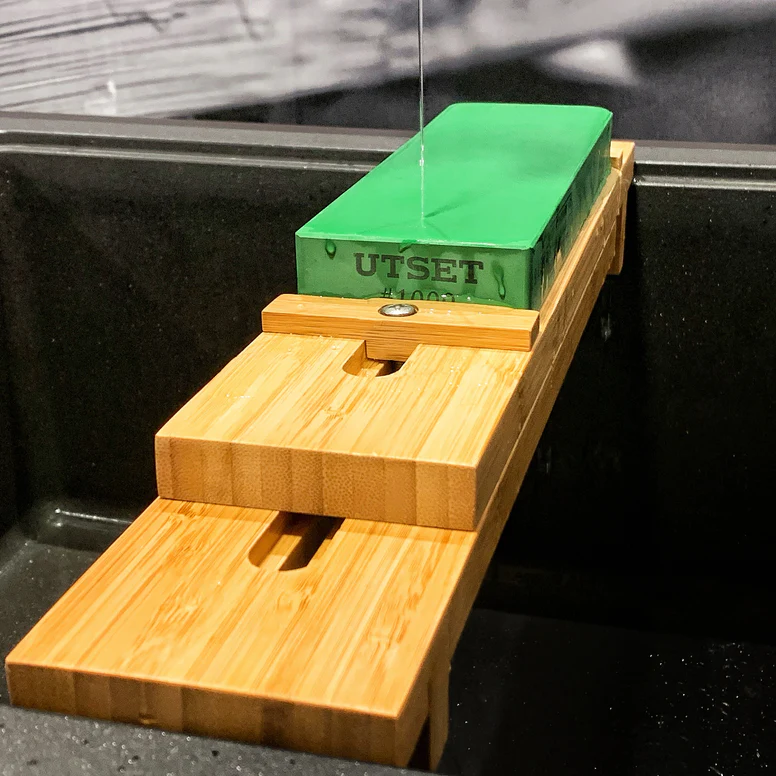 COMAS UTSET – SUPPORTO IN BAMBOO A PONTE PER PIETRA – REGOLABILE - immagine 2