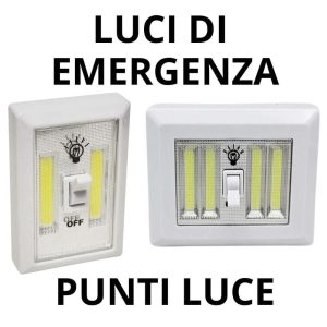 Punto Luce Led Con Interruttore Faretto Lampada Da Muro Per Armadio Lavoro