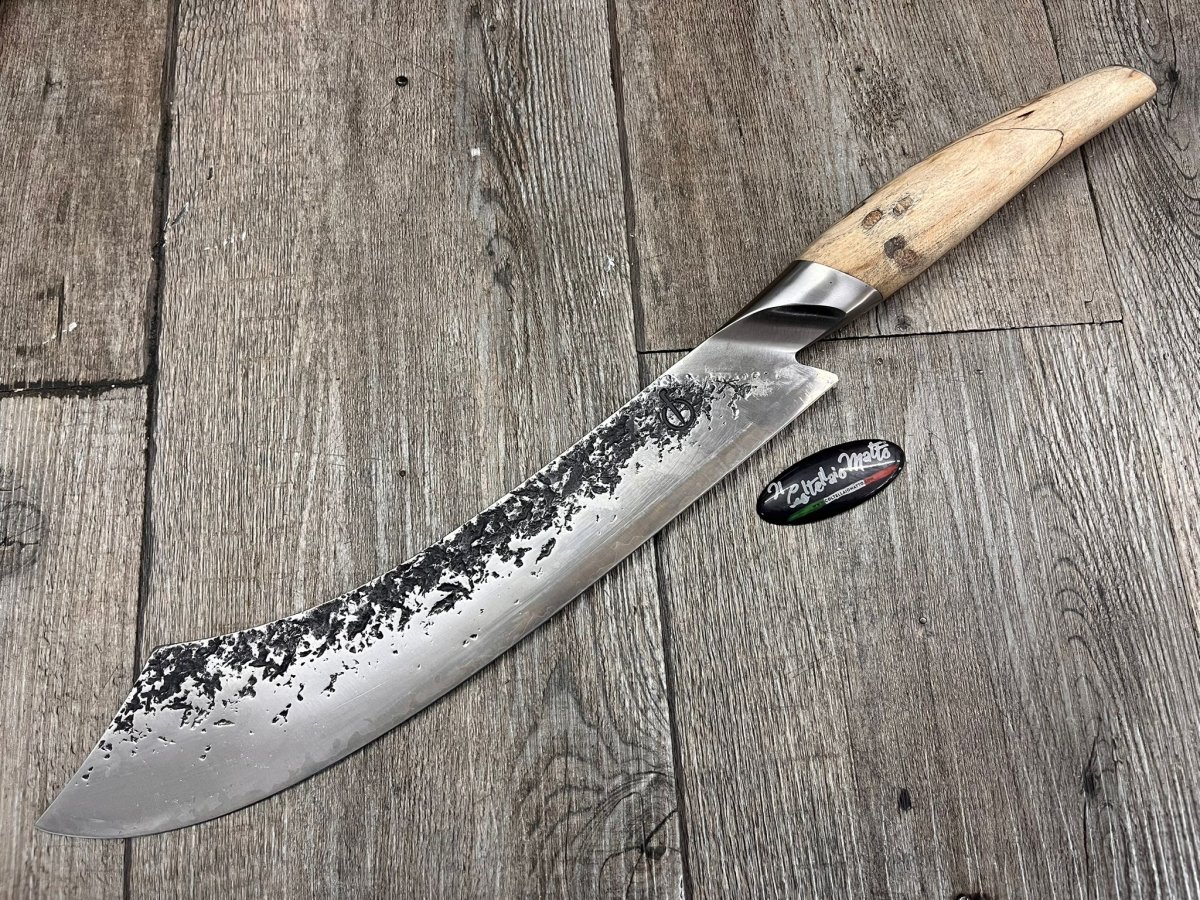FORGED KATAI – COLTELLO MACELLAIO – LAMA 25,5 CM FORGIATA – INCISIONE LASER GRATUITA - immagine 2