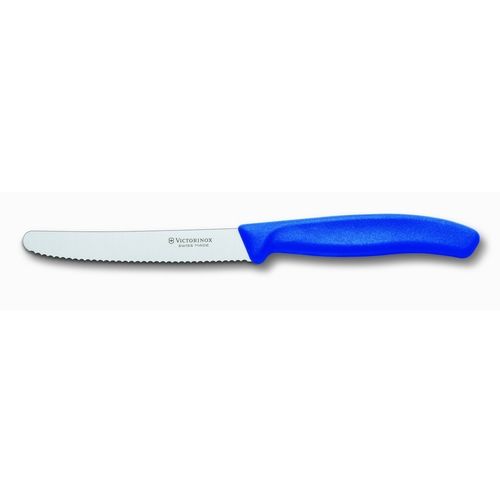 Coltello da tavola seghettato 6 pezzi blu VICTORINOX - immagine 2