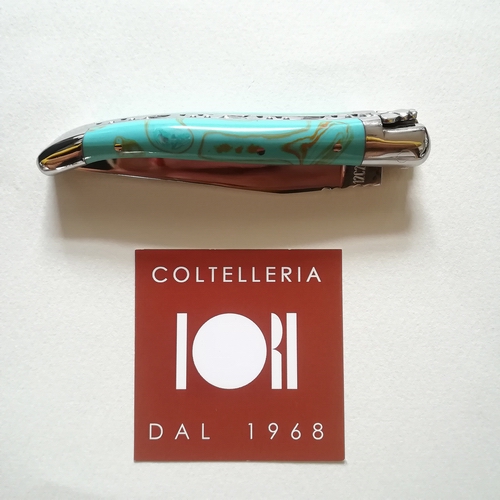 Coltello pieghevole in turchese LAGUIOLE en AUBRAC - immagine 3