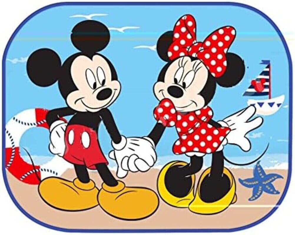 Tendine Parasole Auto Bambini Finestrino Laterale Universale Minnie Anti UV - immagine 3