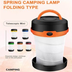 Lampada portatile multiuso impermeabile torcia lanterna a pile campeggio